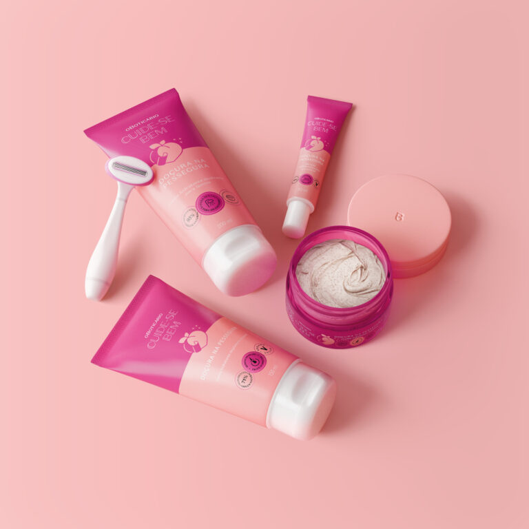 Boticário apresenta Cuide-se Bem Doçura na Pessegura, linha de cuidados depilatórios