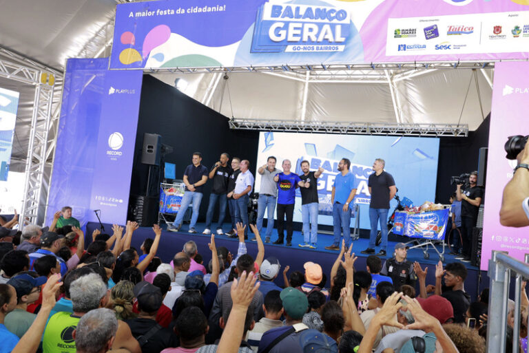 Presidente Bruno Peixoto recebe edição especial do Balanço Geral na Assembleia com serviços, cultura e solidariedade