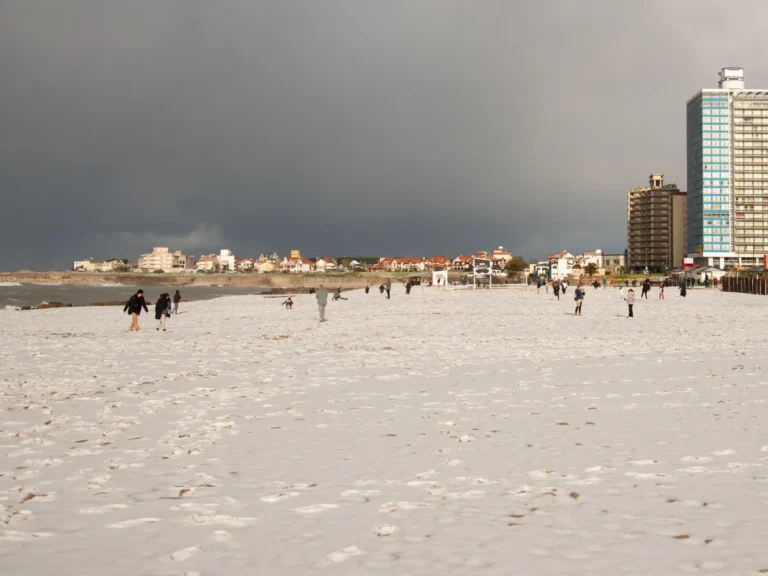 Onda de frio atinge Argentina com neve em praias e temperaturas abaixo de -15ºC