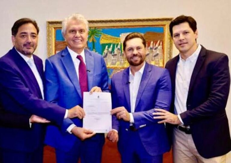 Reunião com Caiado, Daniel, Bruno Peixoto e Talles Barreto garante pavimentação da GO-439 entre Pilar e Hidrolina