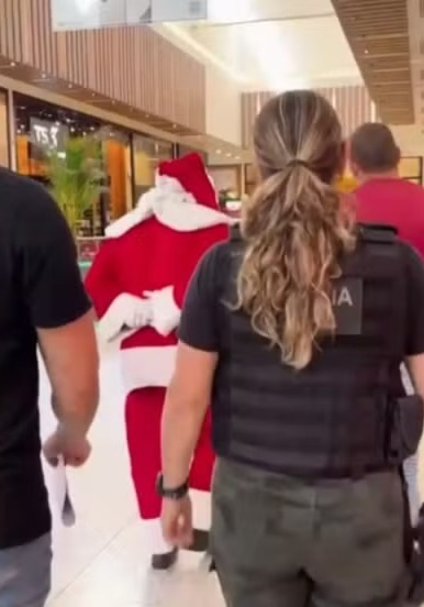 Papai Noel contratado por shopping é detido em Lages após investigação por crime sexual contra vulnerável