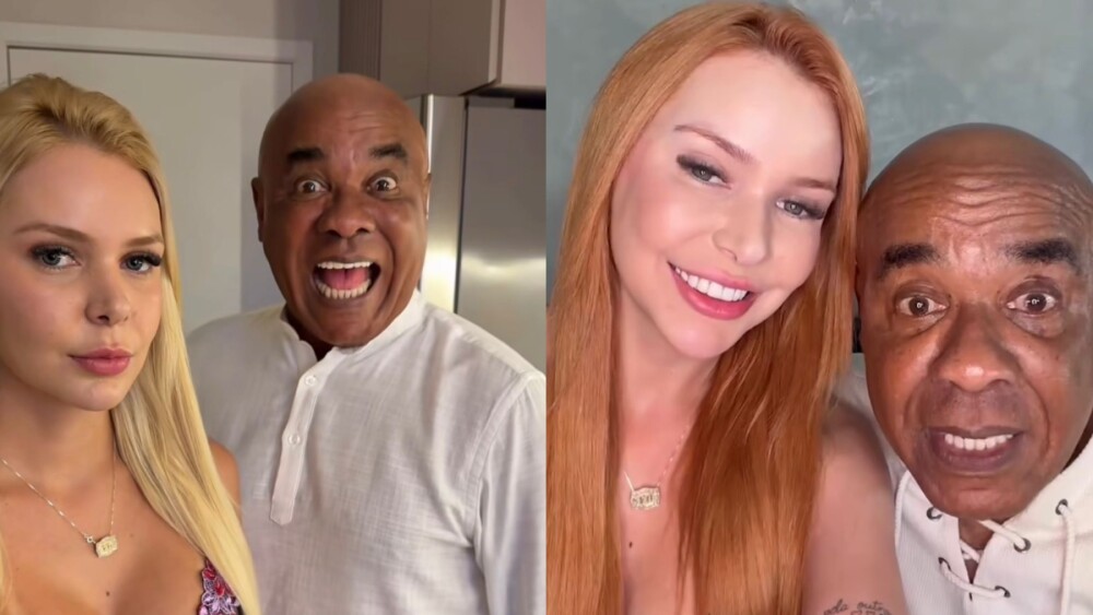 Aos 71 anos, Kid Bengala revela que será pai com influenciadora de 25