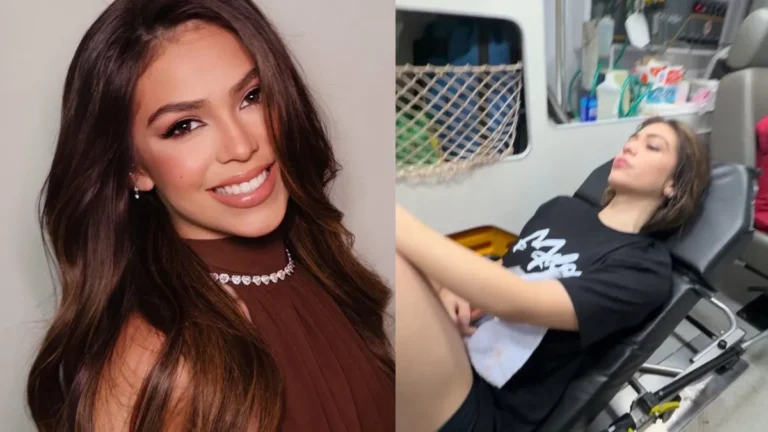 Cantora Melody recebe atendimento médico após apresentação no interior do MA