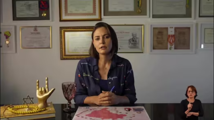 Michelle Bolsonaro revela atrito com Flávio e diz que foi desrespeitada