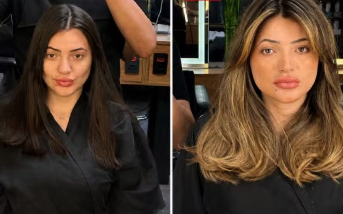 Antes e depois mostram resultado de cabelo antes de ataque contra cabeleireiro em SP