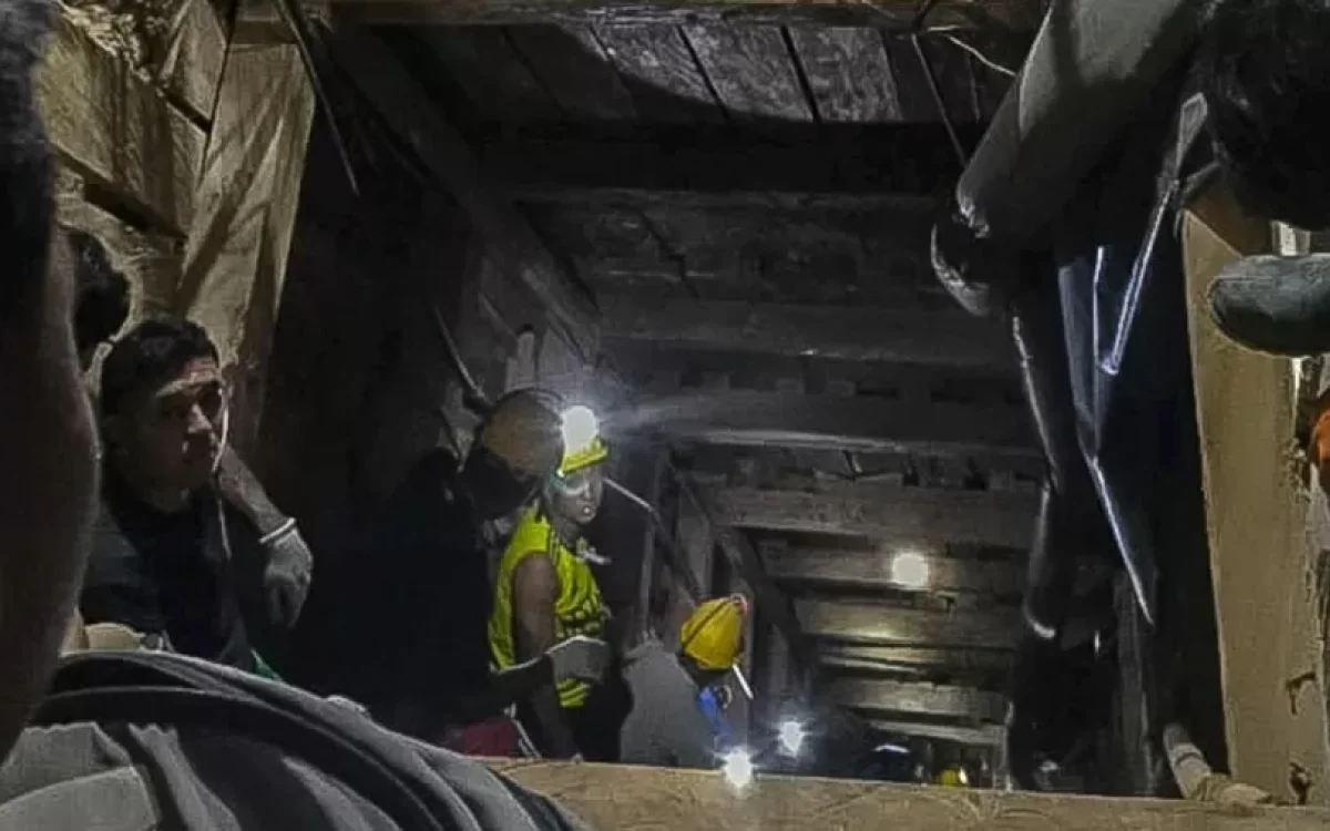 Após colapso em mina ilegal, 18 trabalhadores são resgatados com vida na Colômbia