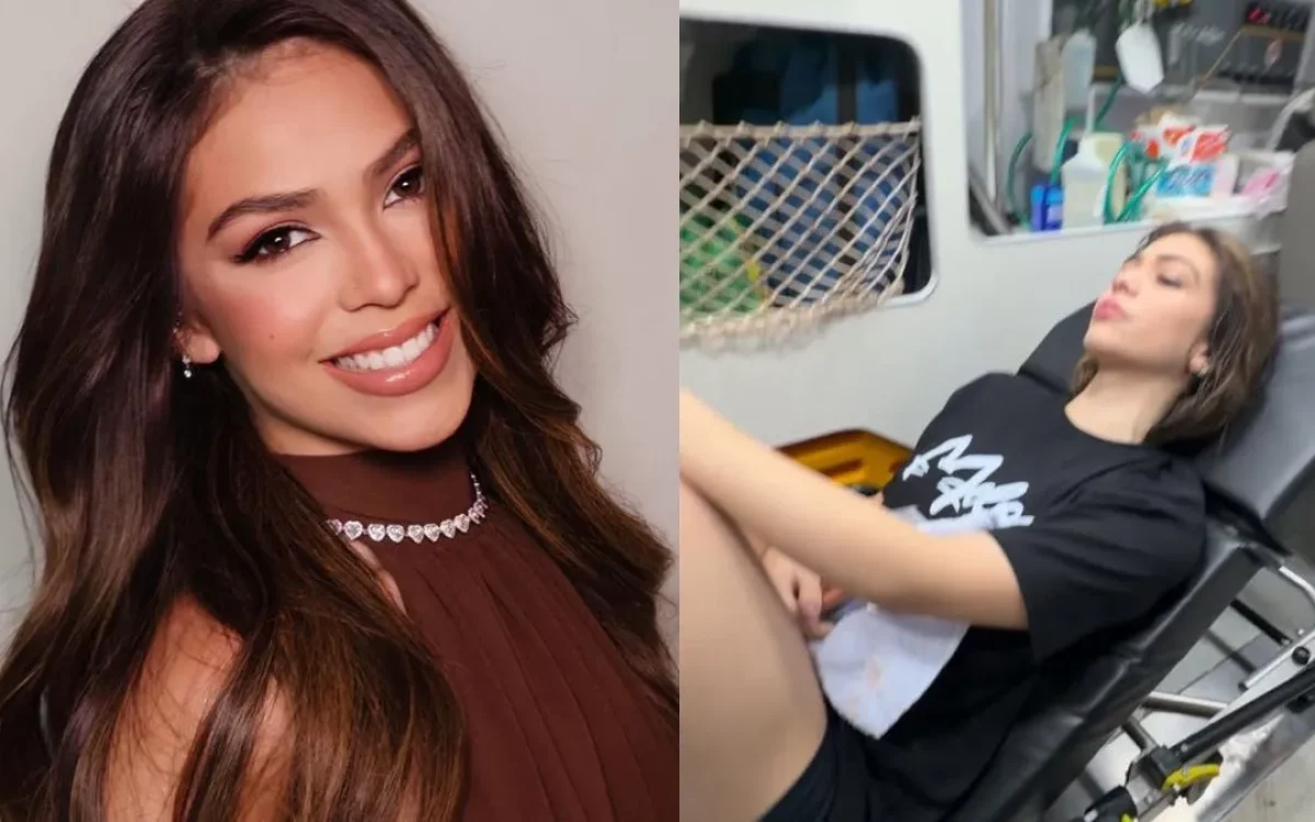 Cantora Melody recebe atendimento médico após apresentação no interior do MA